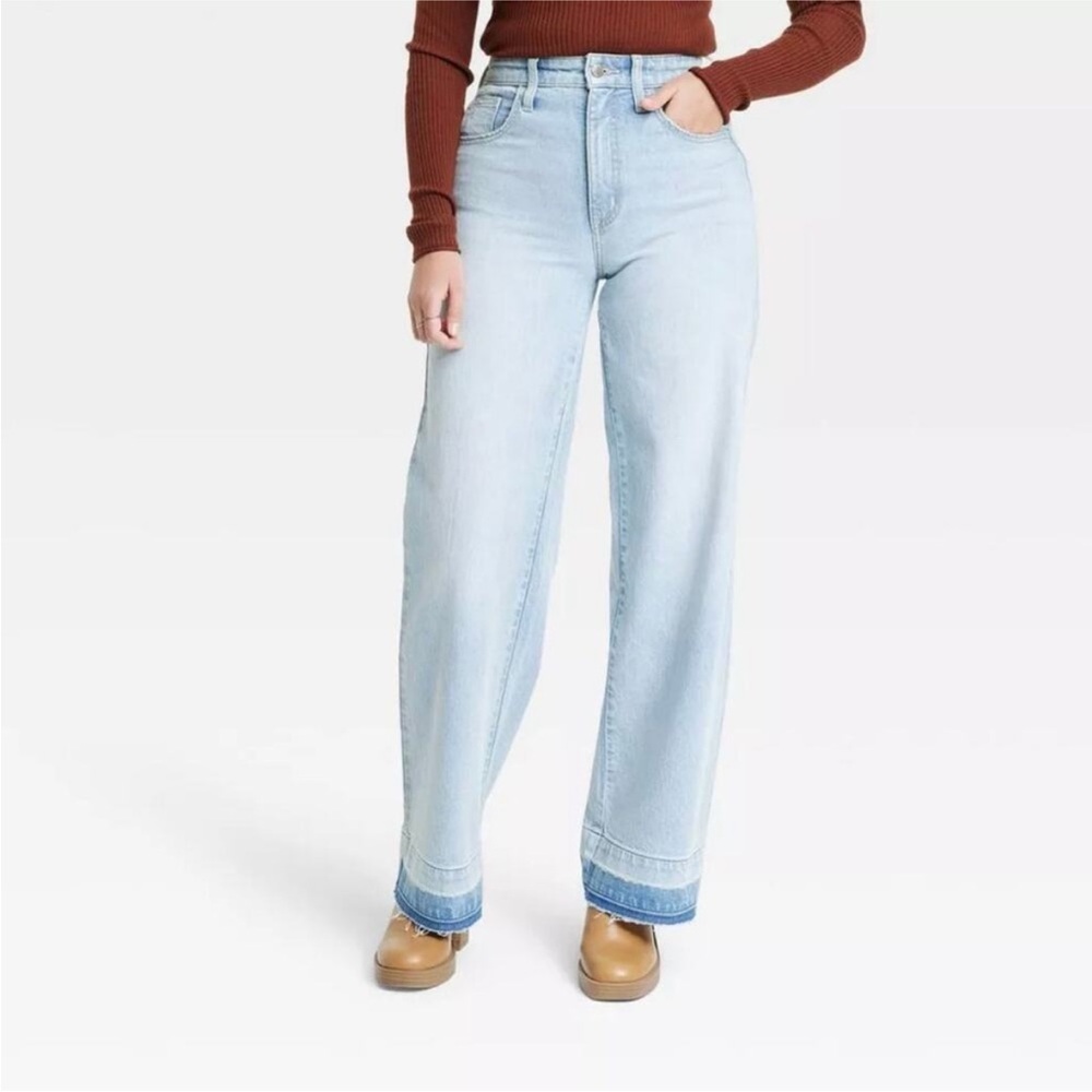Target Universal Thread Light Blue Wide Leg Jeans
